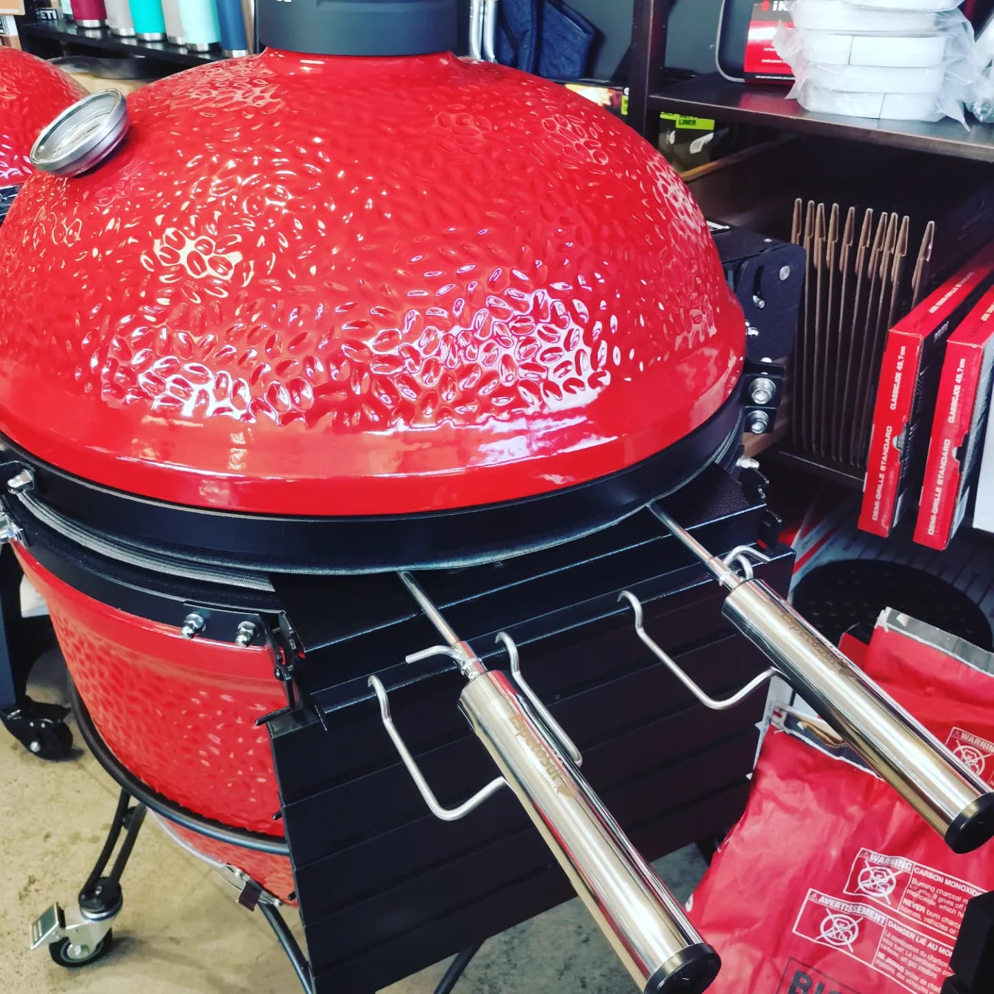 Rotisserie Attachment Rack for 24inch Ceramic Kamados