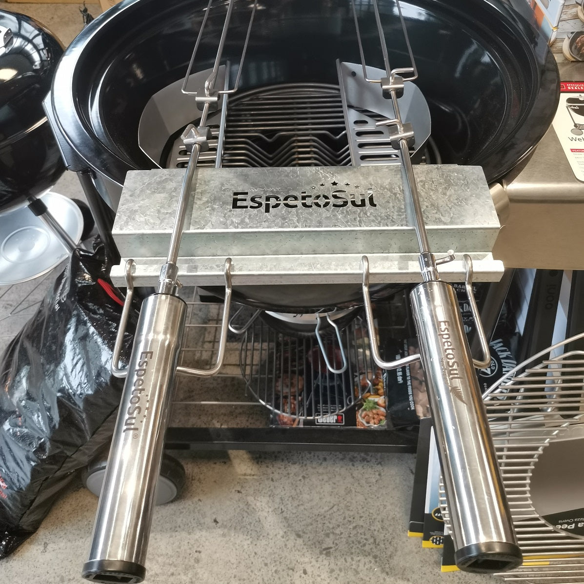 Rotisserie Attachment Rack for 24inch Ceramic Kamados